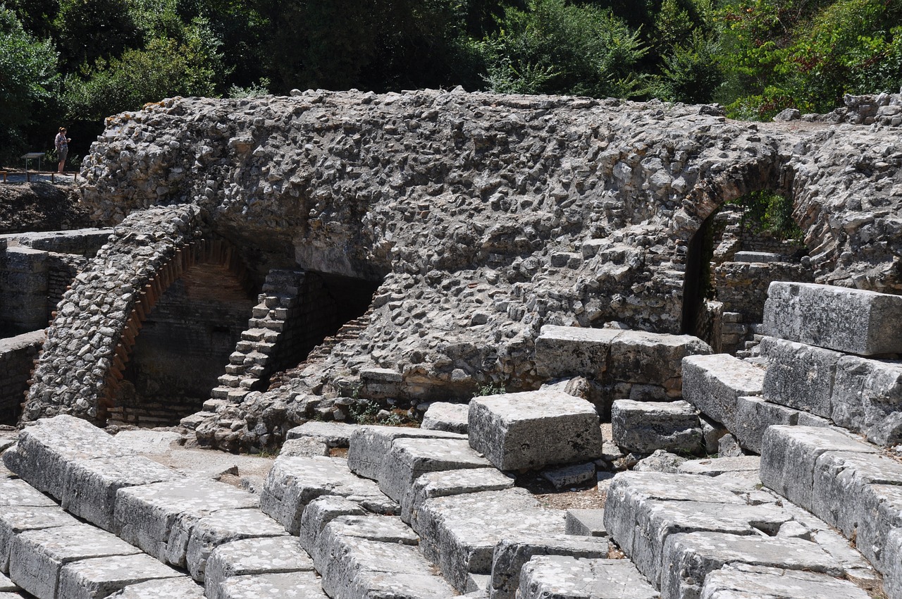 albania butrint national park ruins free photo