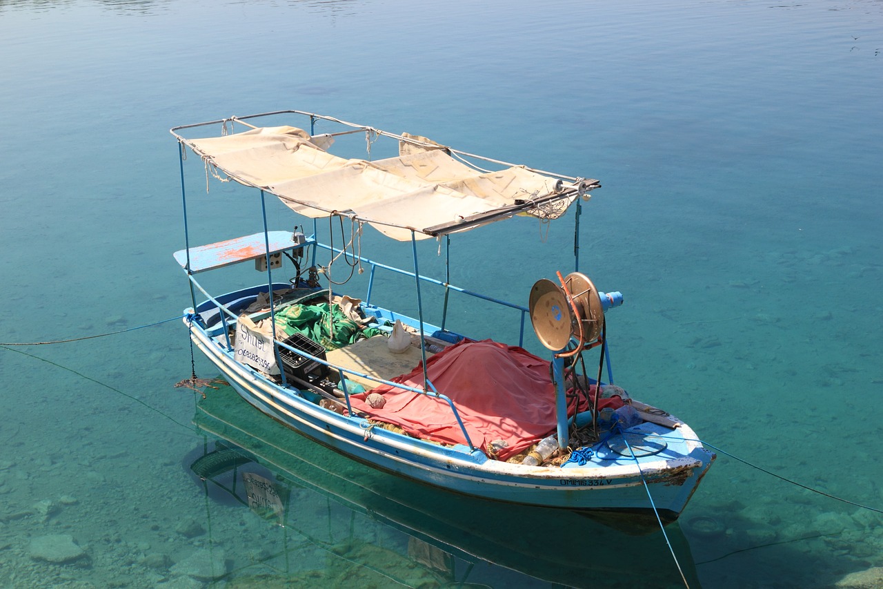 albania sea boat free photo