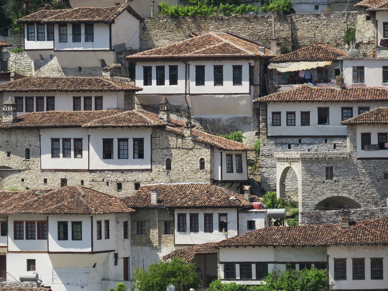 albania berat architecture free photo