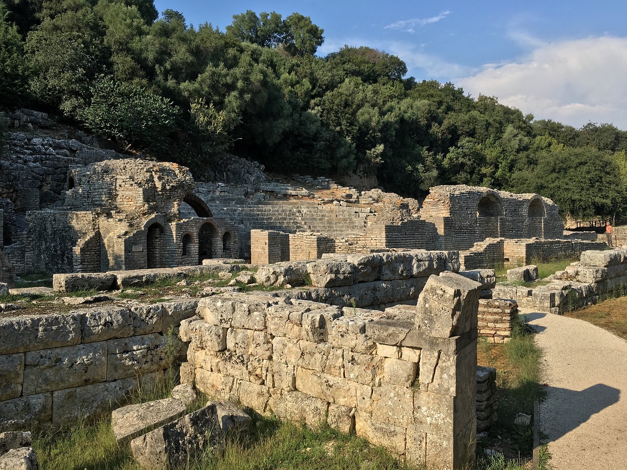 albania antiquity ruin free photo
