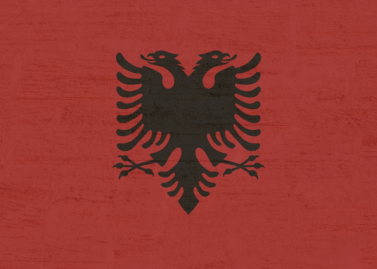 albania flag free pictures free photo