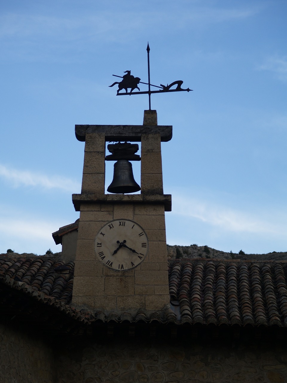 albarracín teruel clock free photo