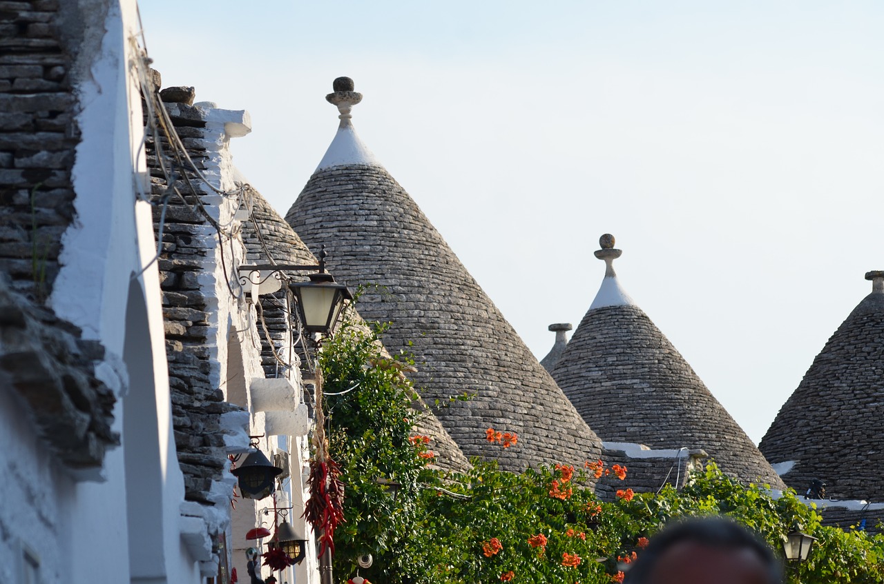 alberobello  italy  trulli free photo