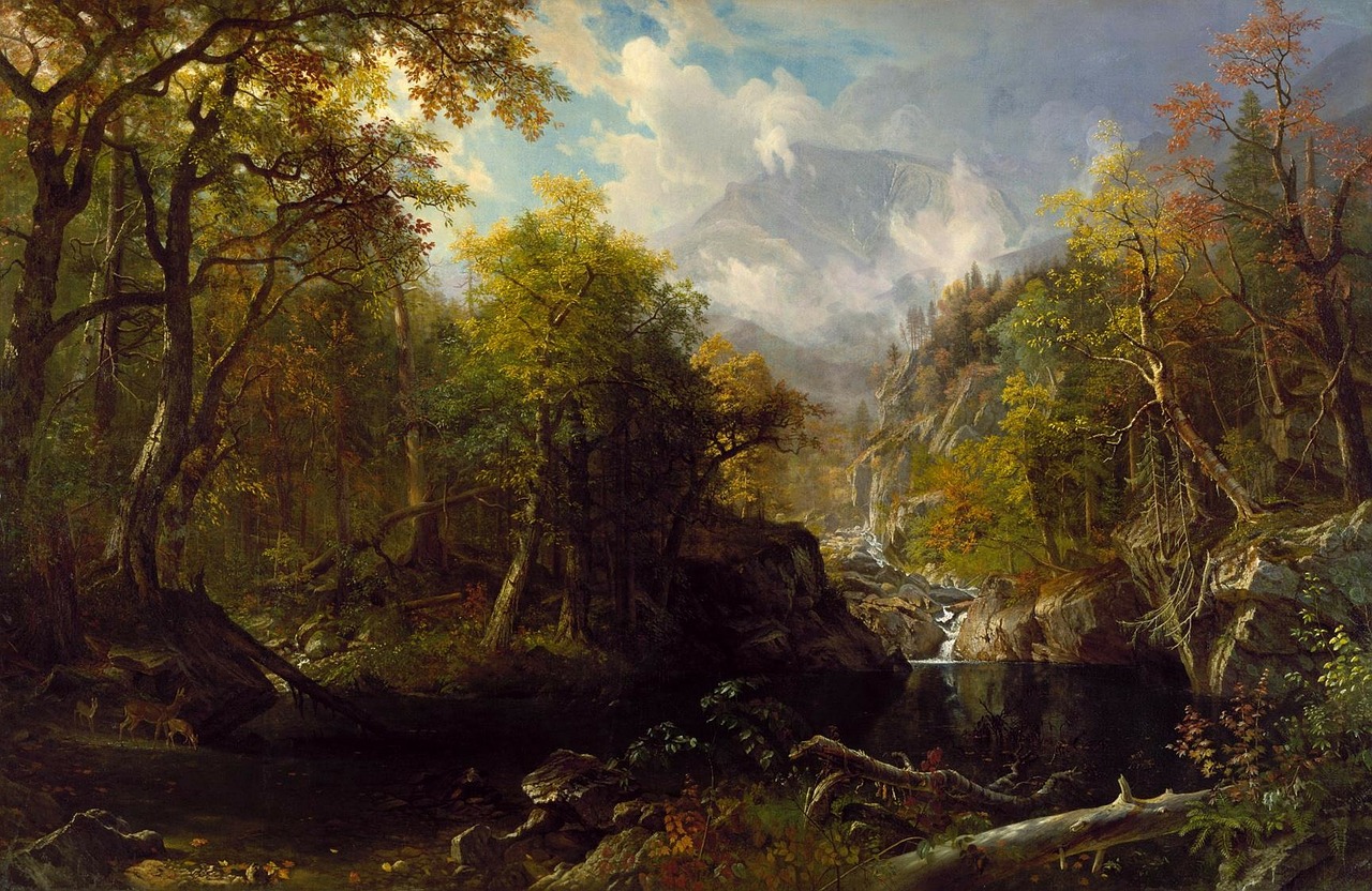 Download free photo of Albert bierstadt,landscape,art,artistic,painting ...