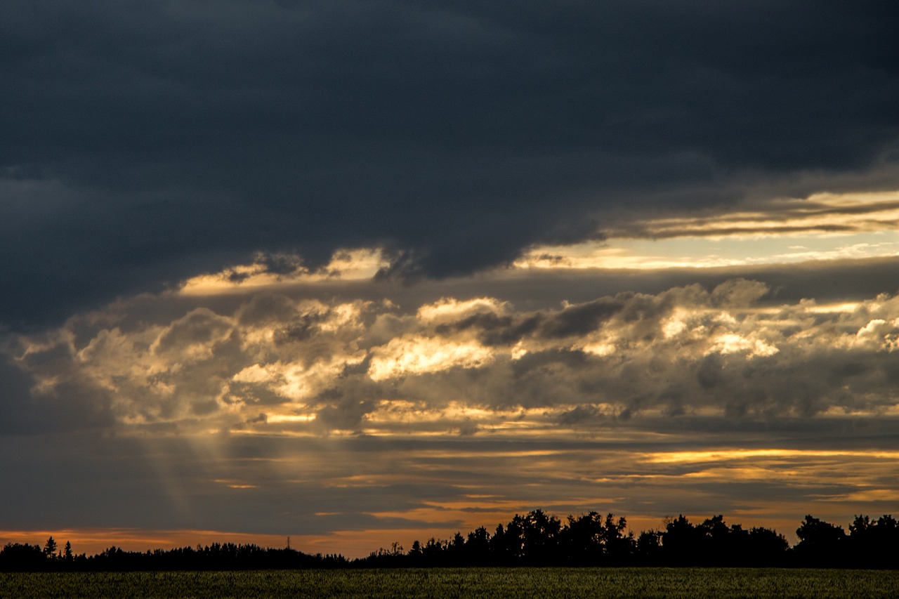 alberta sunset canada free photo