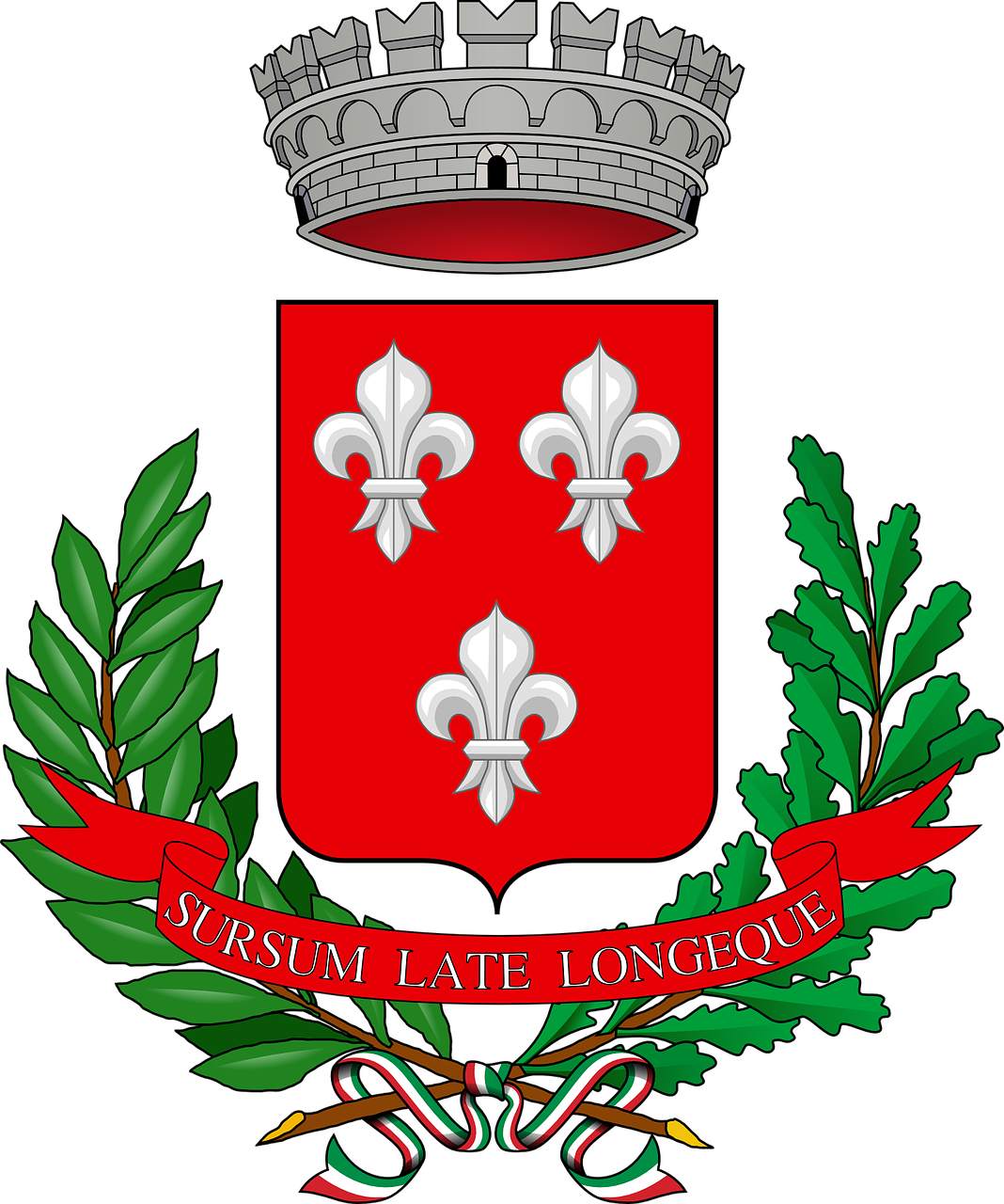 albugnano stemma coat of arms municipality free photo