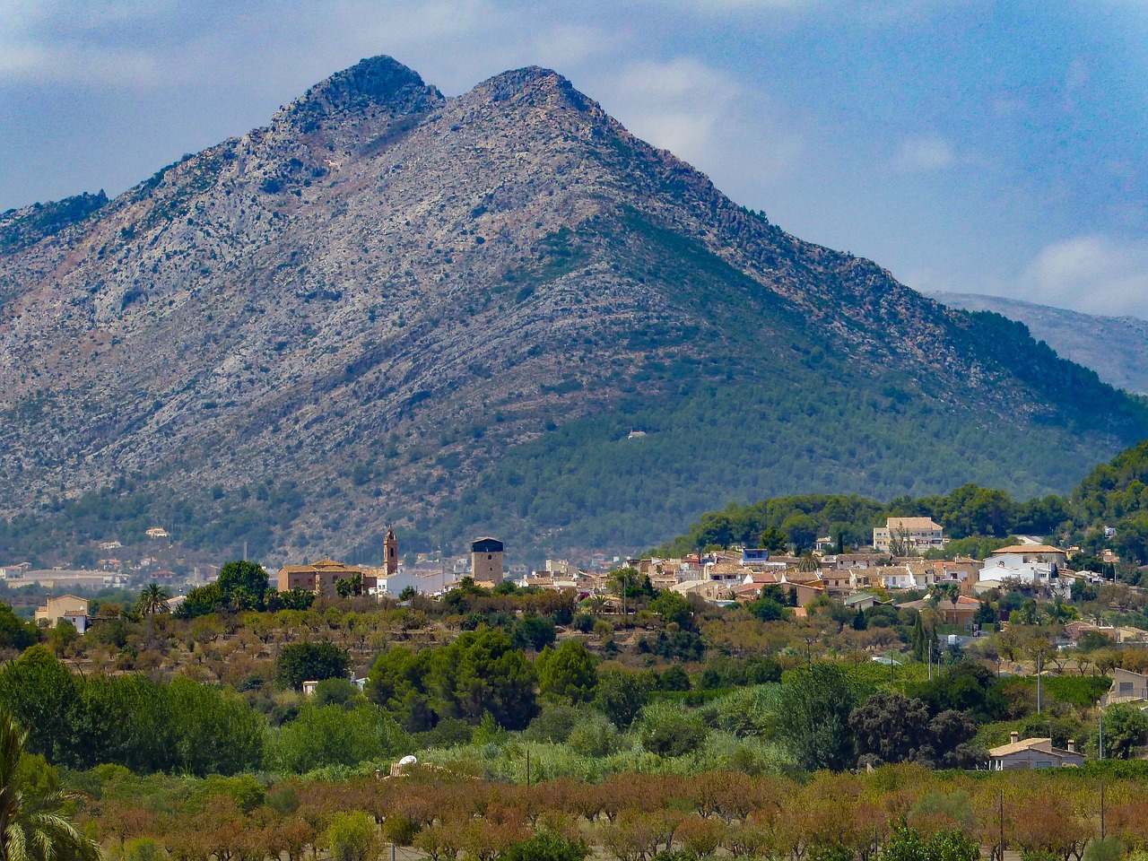 alcalali  spain  countryside free photo