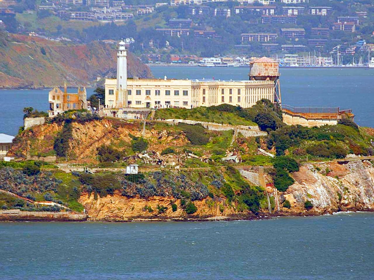 alcatraz prison island free photo