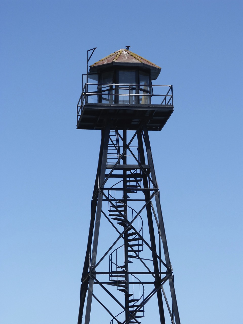 alcatraz watchtower guard tower free photo
