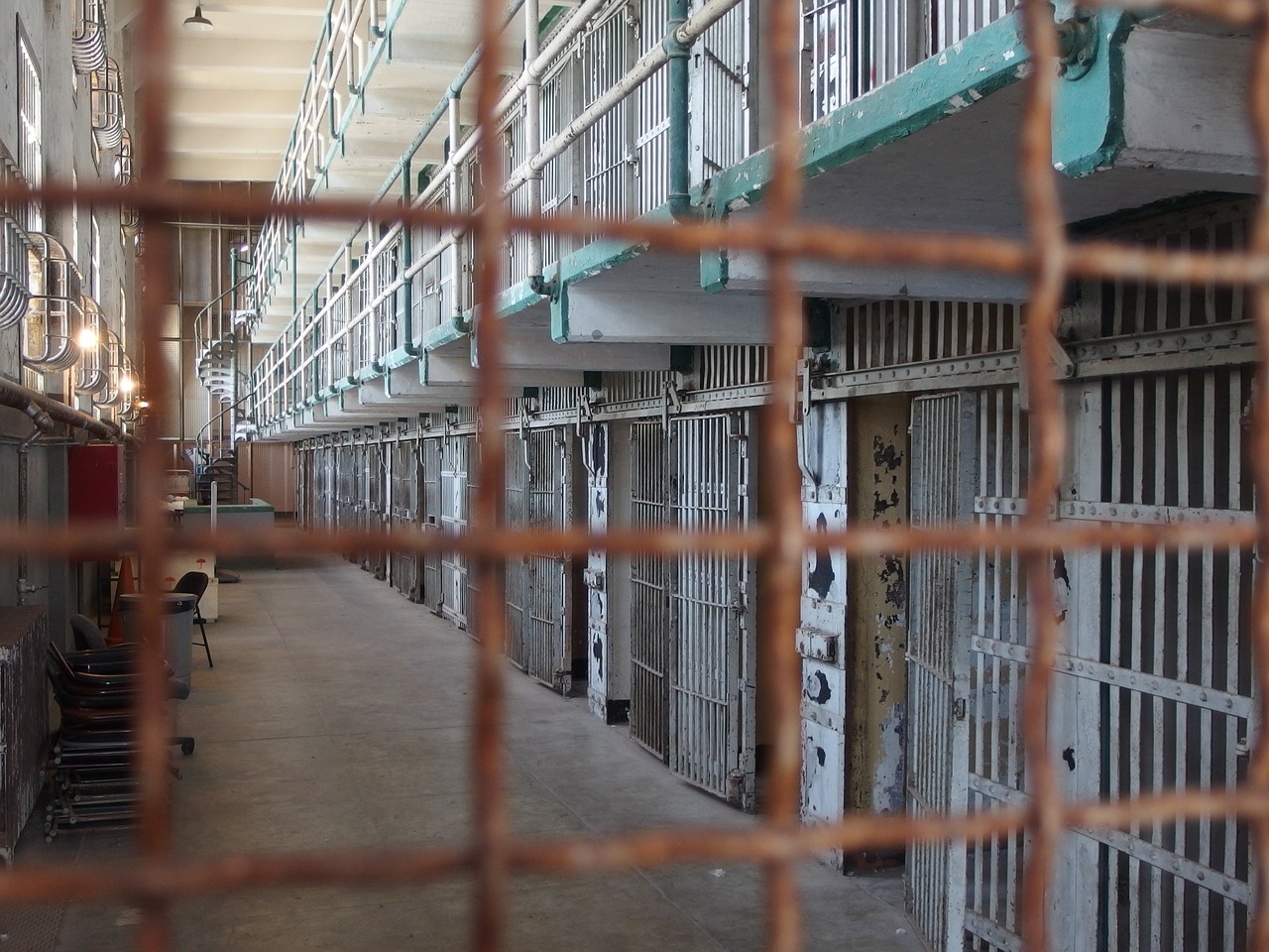 alcatraz prison in prison free photo