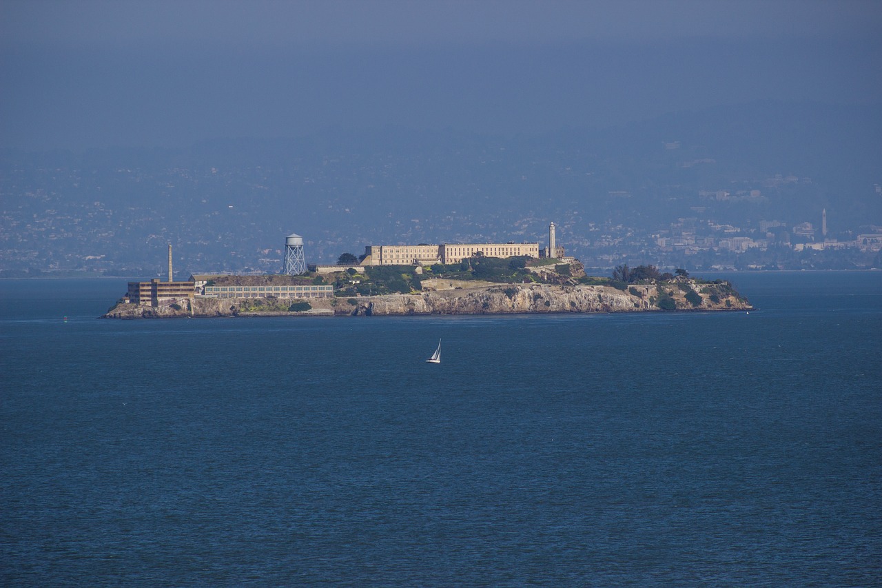 alcatraz  sea  california free photo