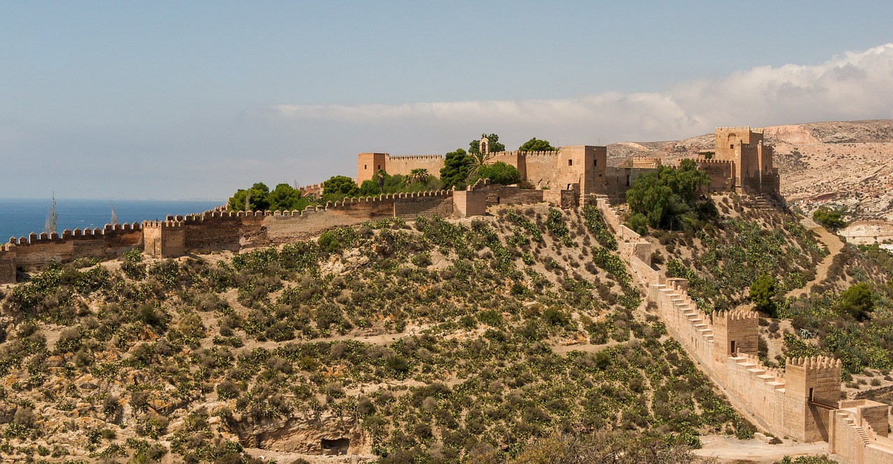 alcazaba of almeria spain castle free photo