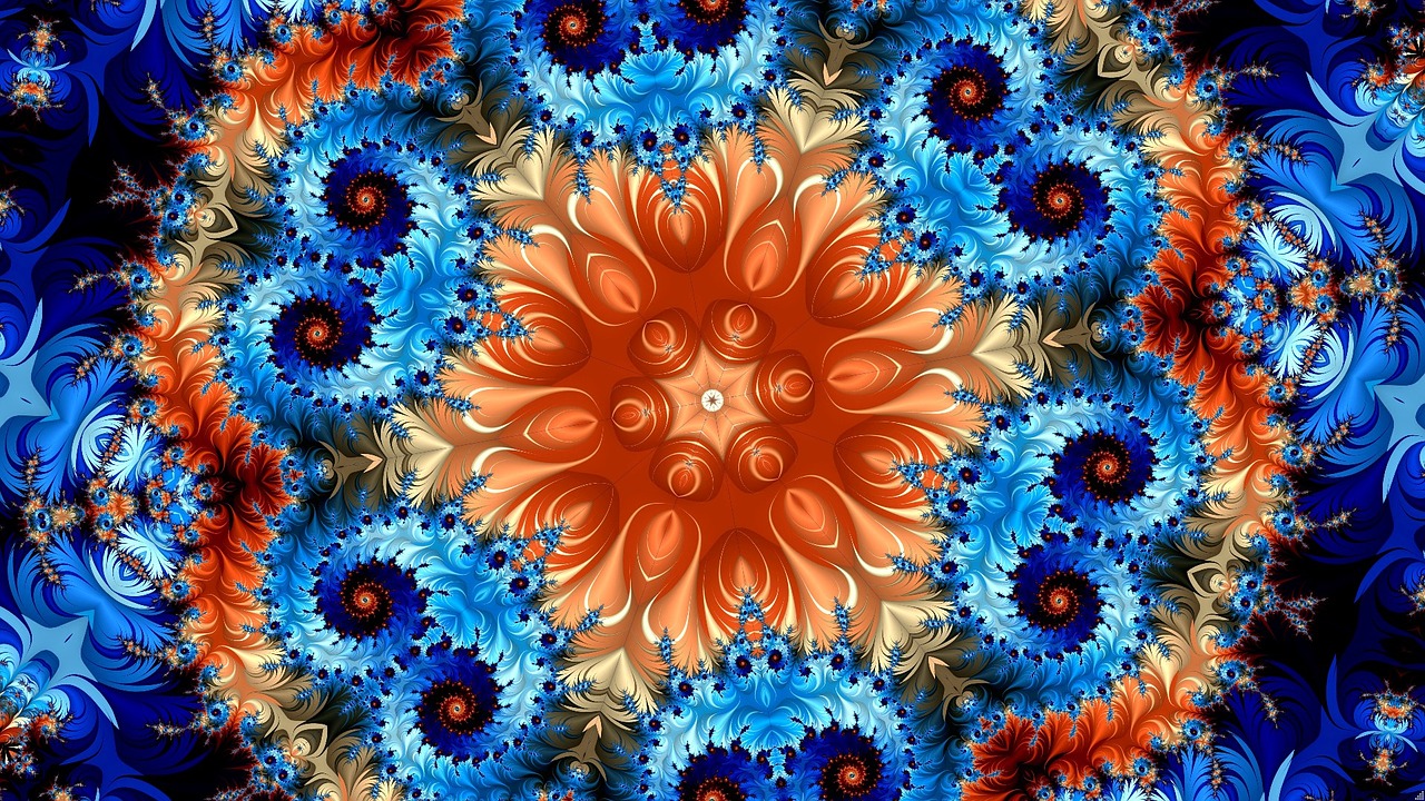 alchemy kaleidoscope pattern free photo