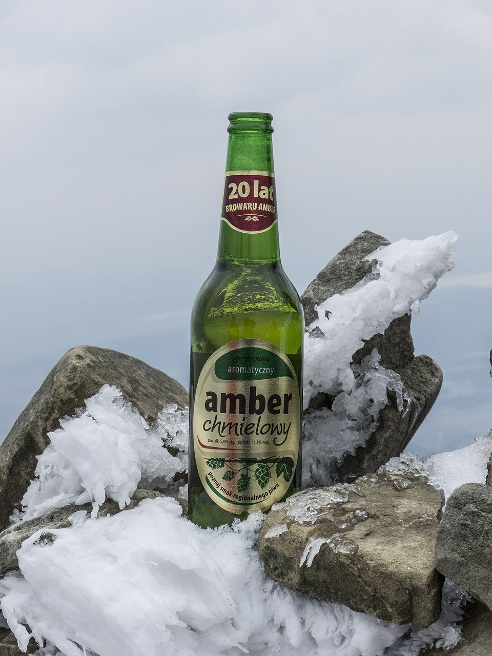 alcohol advertising mountain free photo