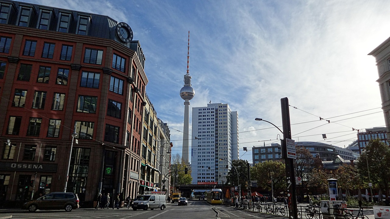 alexanderplatz tv tower berlin free photo