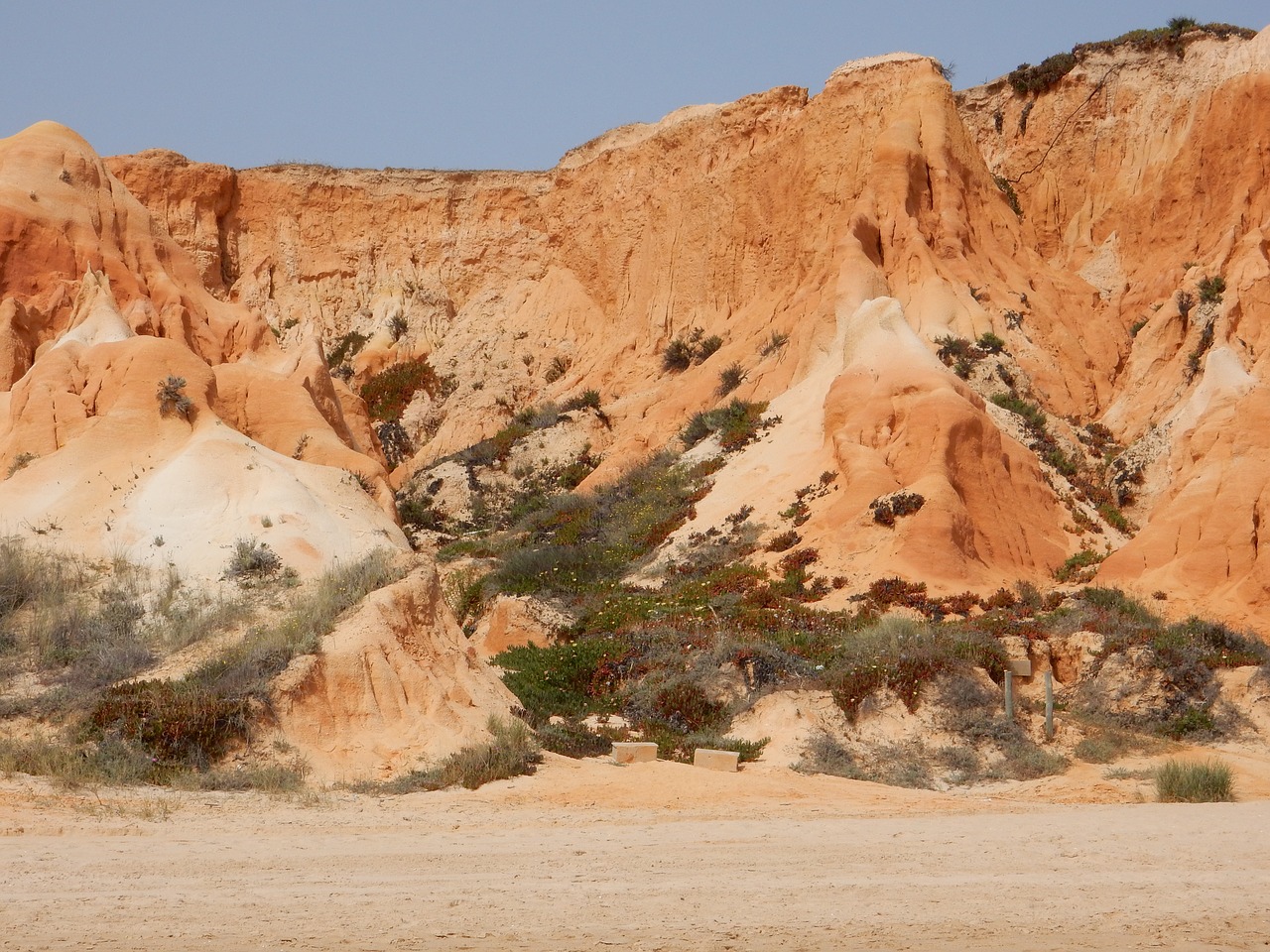 algarve albufeira sand coast free photo