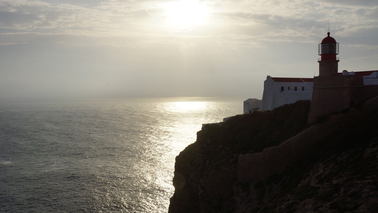 algarve coast lighthouse free photo