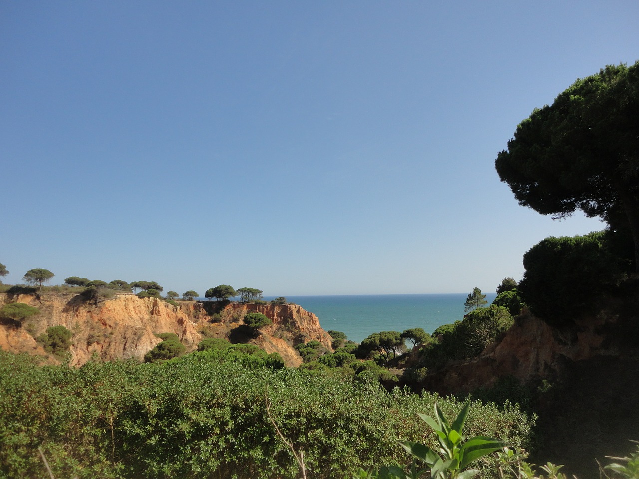 algarve portugal beach free photo