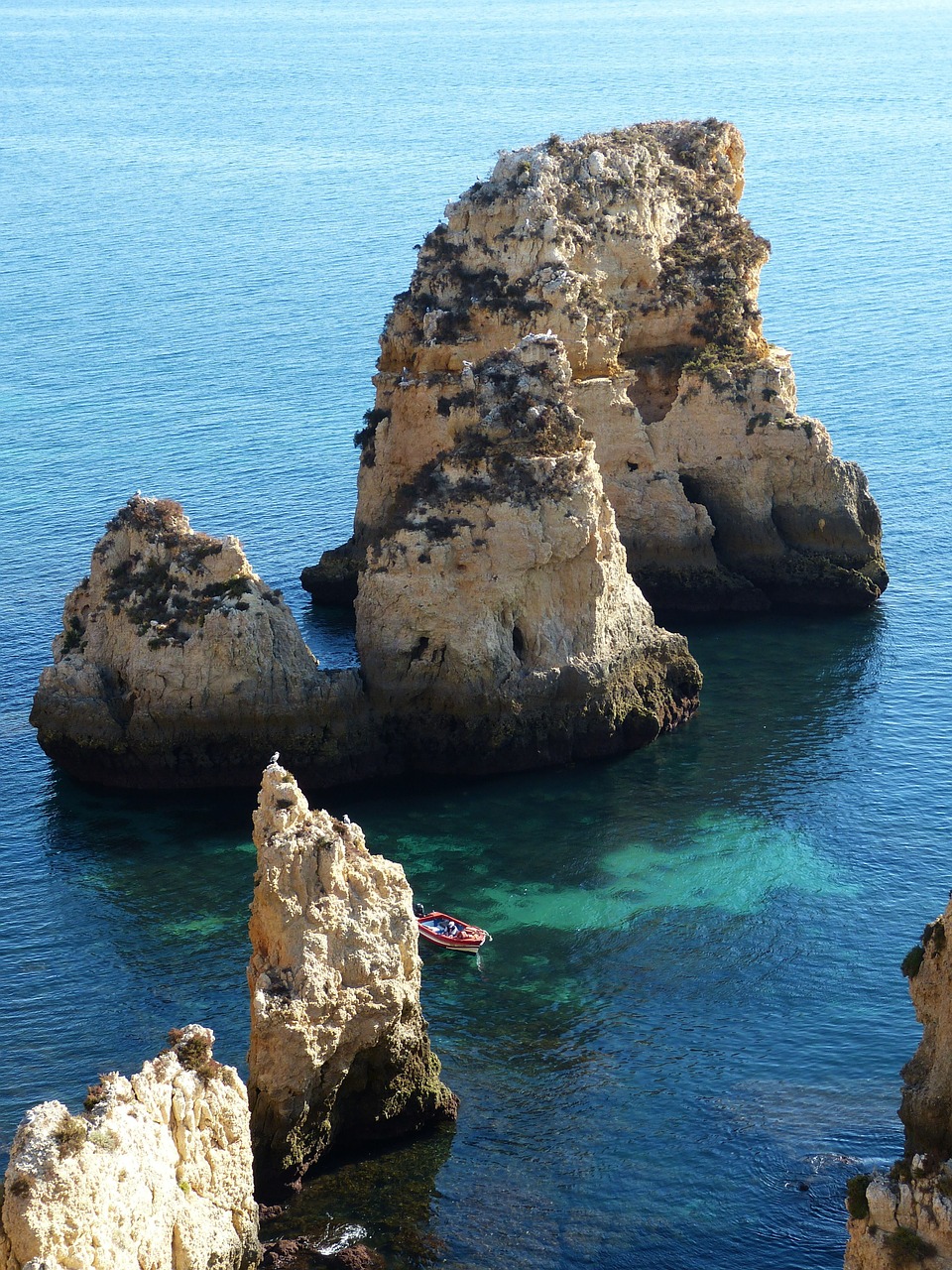 algarve portugal sea free photo