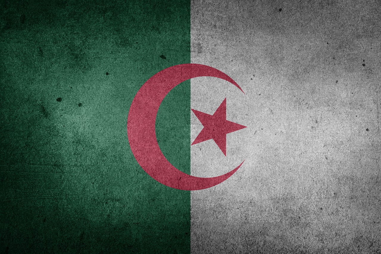 algeria flag africa free photo