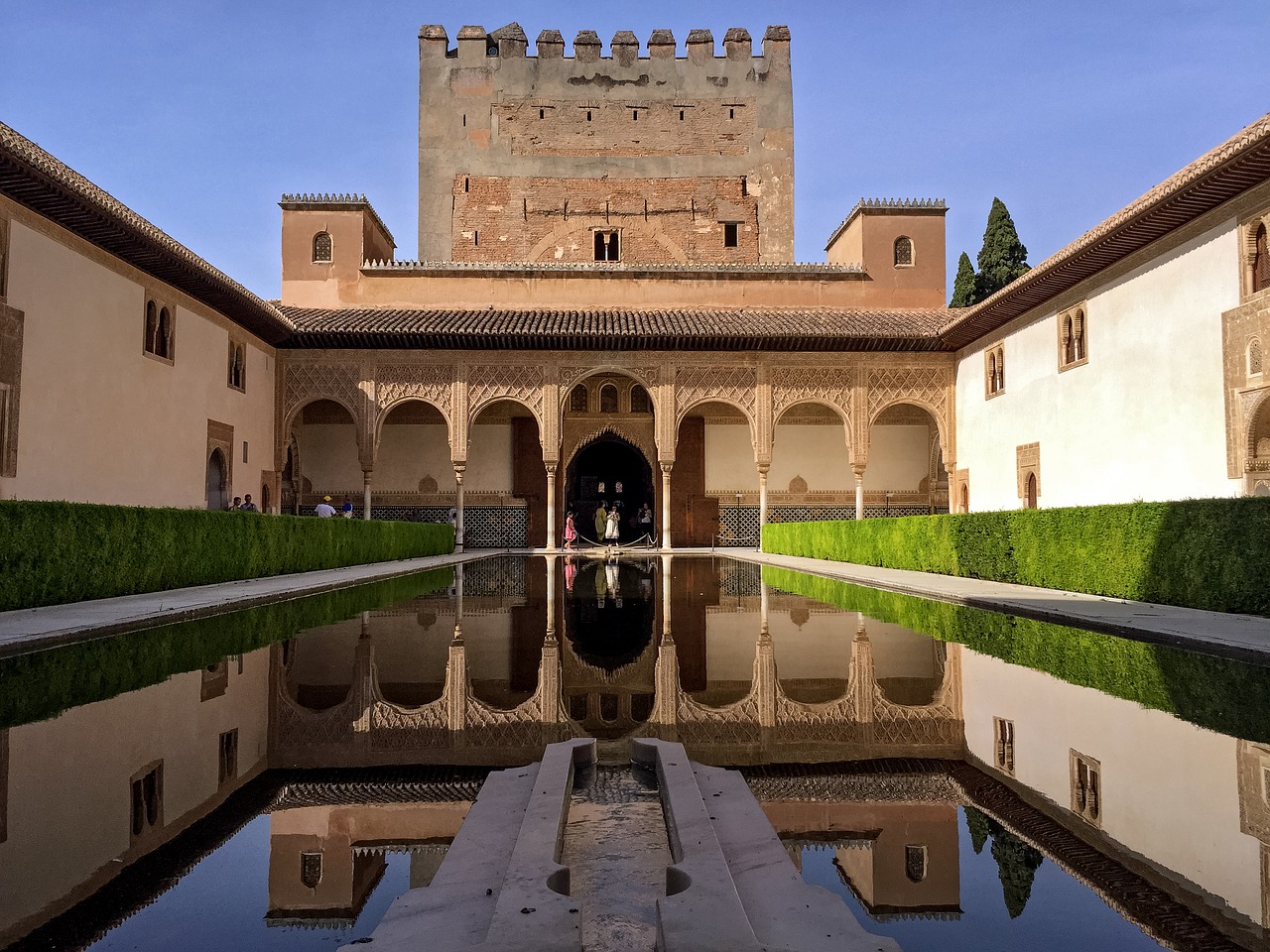 alhambra spain granada free photo