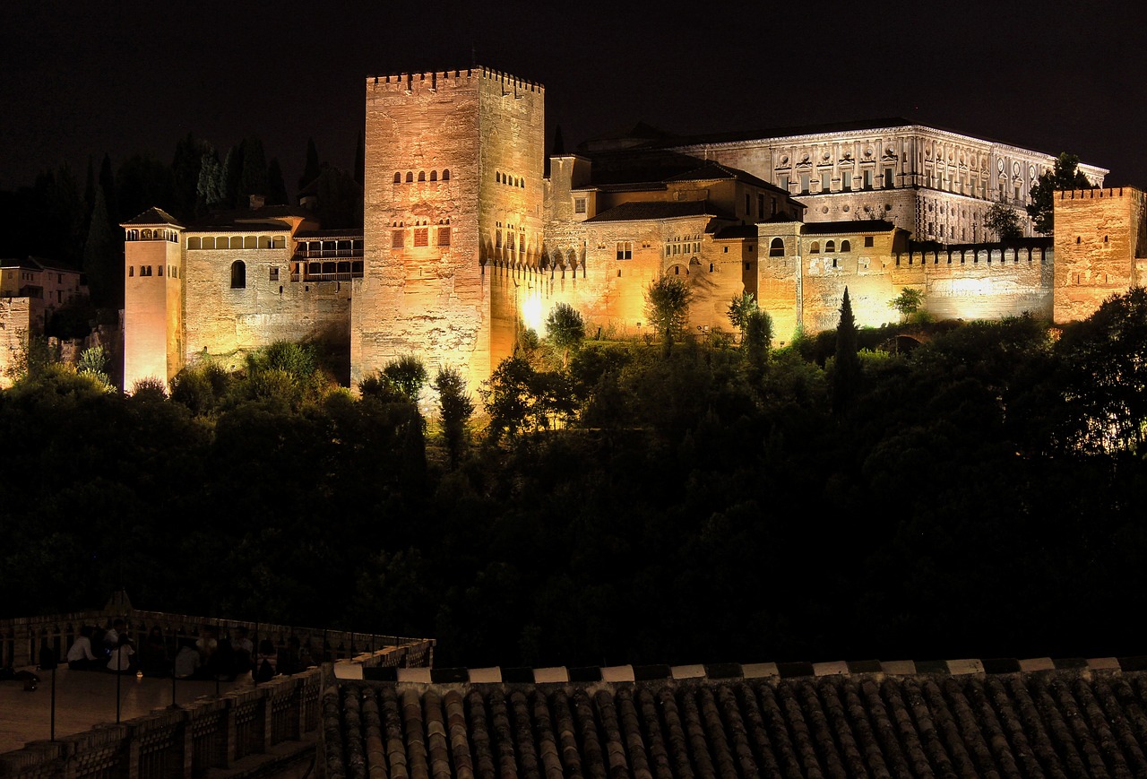 alhambra granada palace free photo