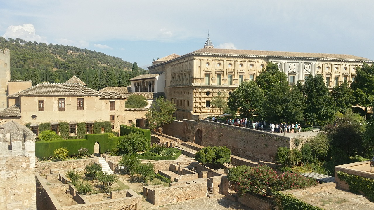 alhambra granada andalusia free photo