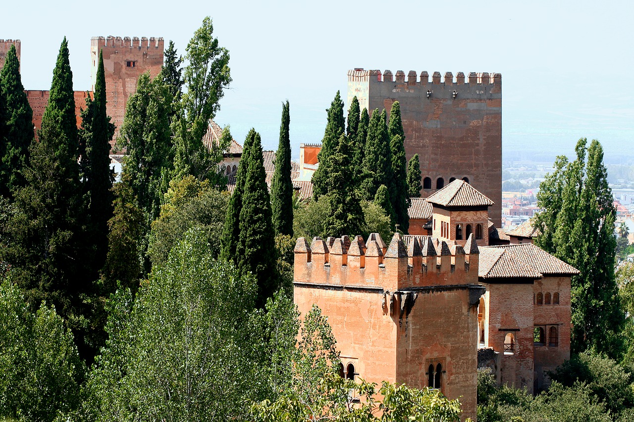 alhambra spain granada free photo