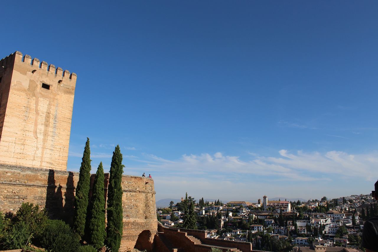 alhambra view landscape free photo