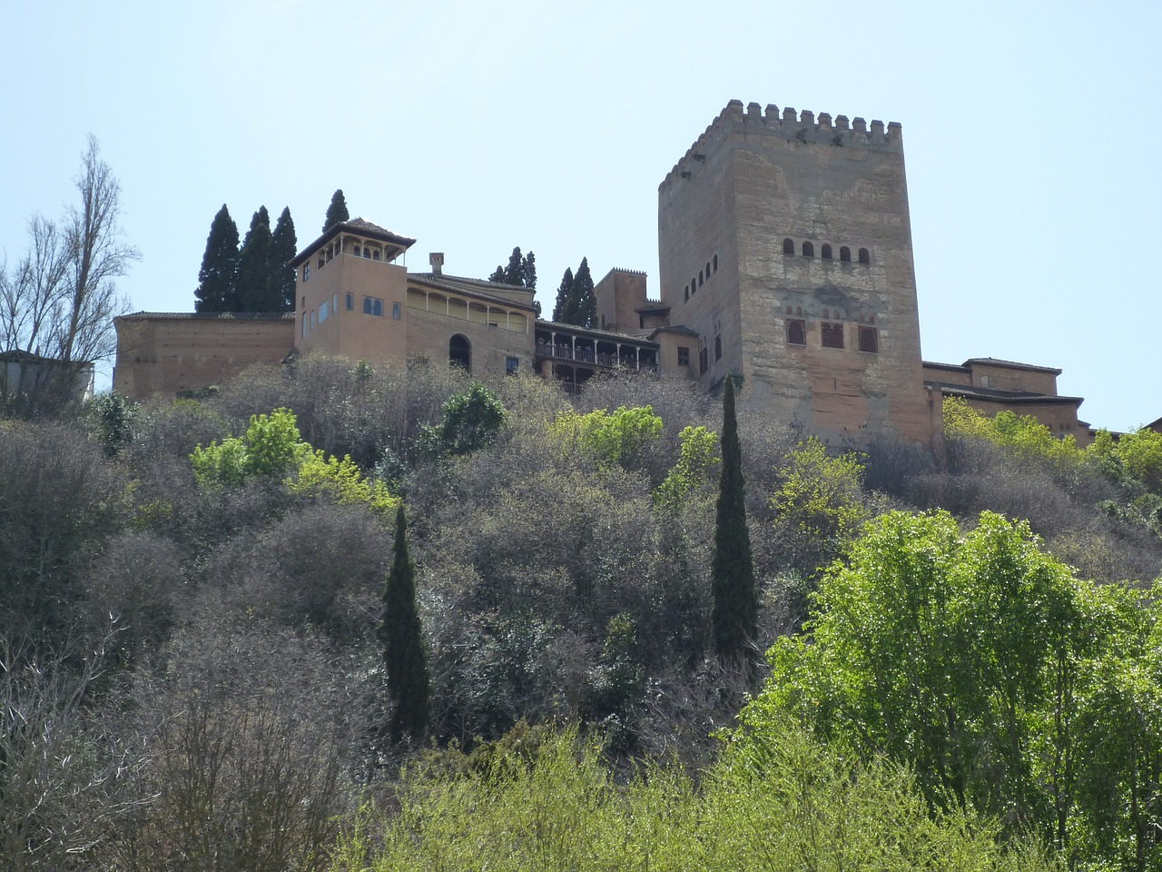 alhambra granada spain free photo