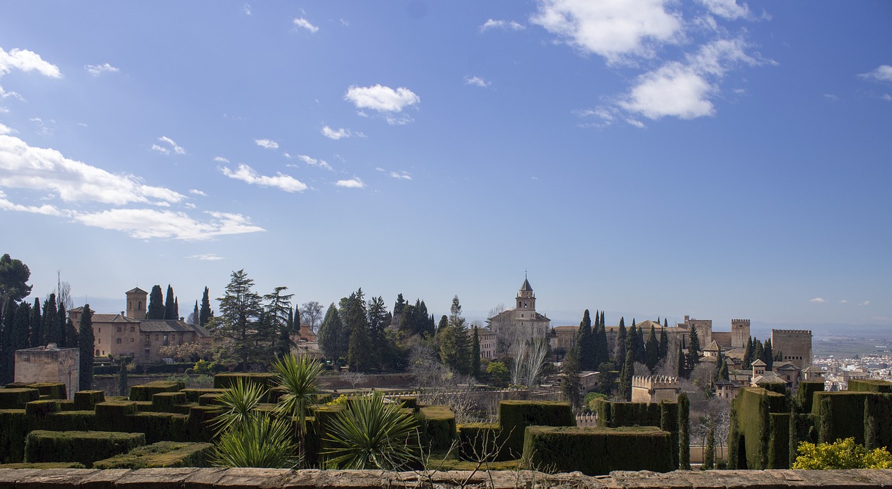 alhambra spain granada free photo