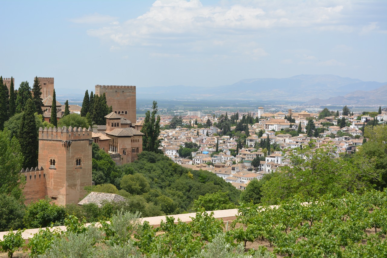 alhambra castle granada free photo