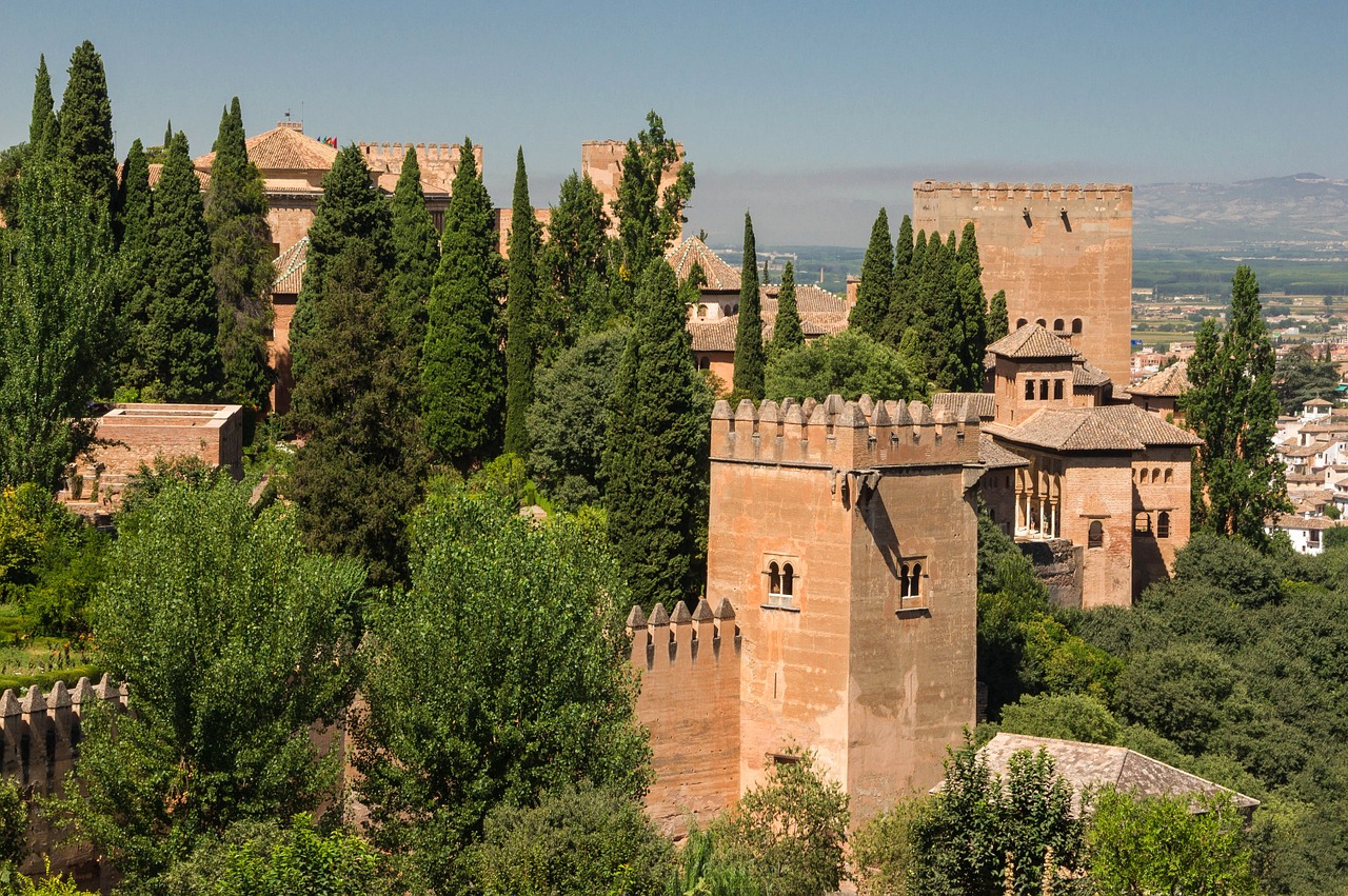 alhambra granada spain free photo