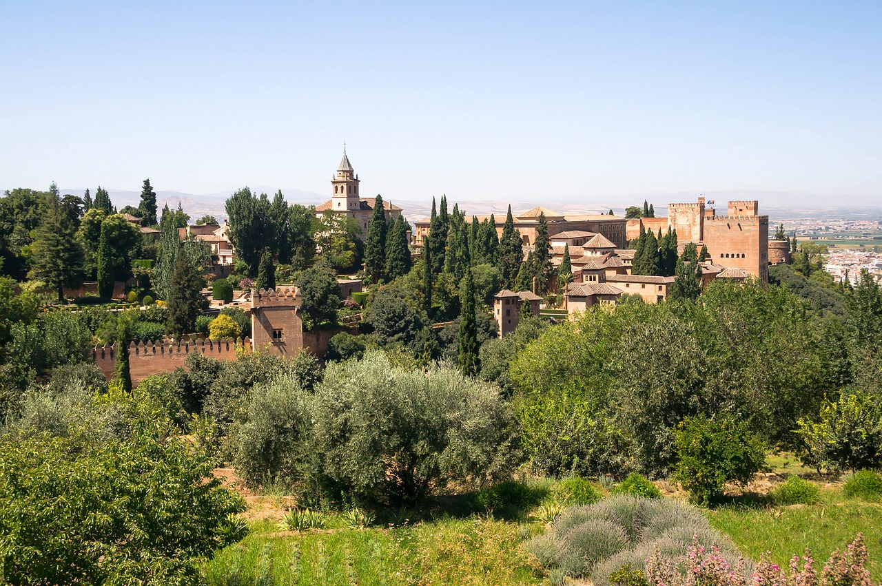 alhambra granada spain free photo