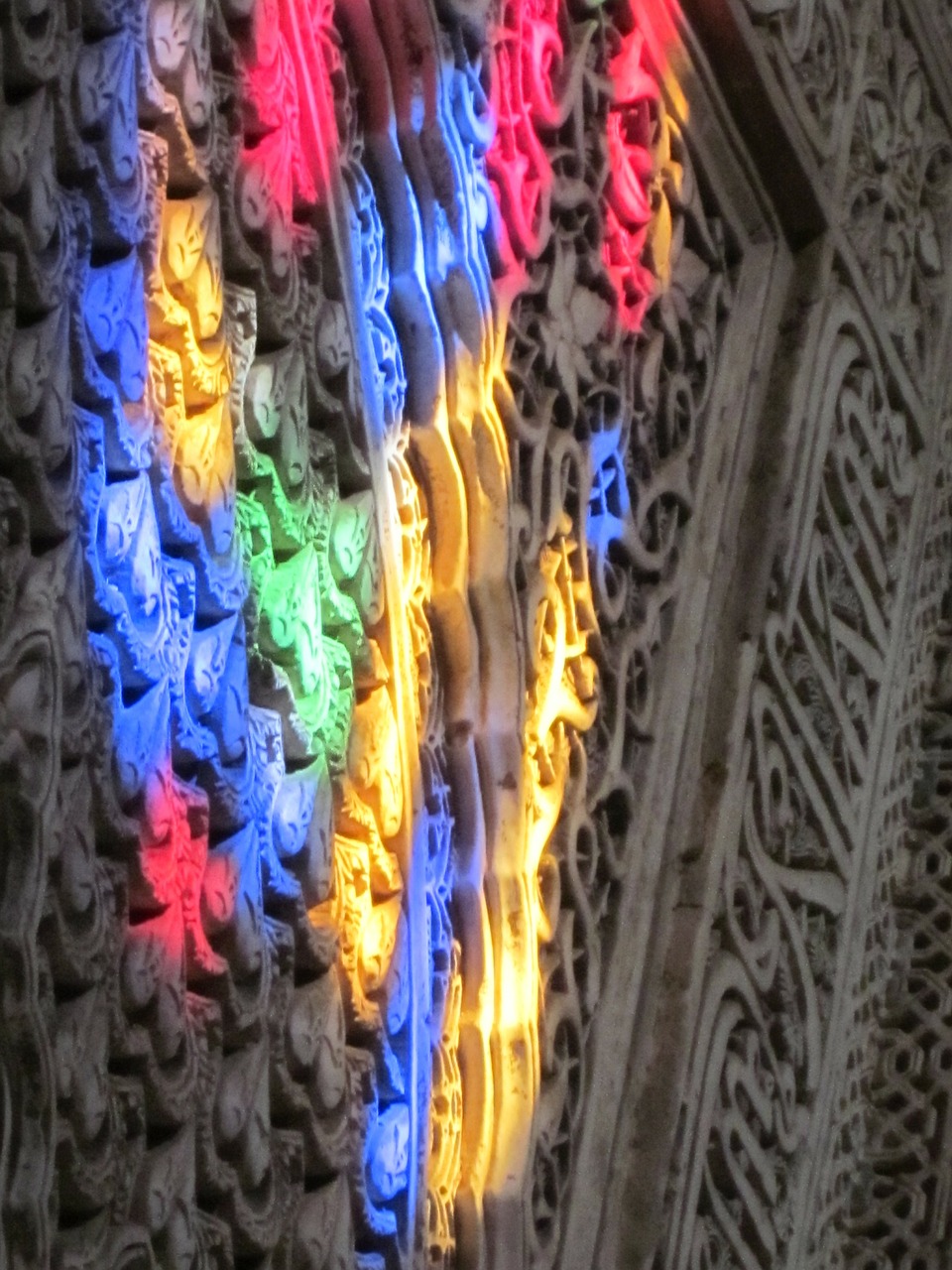 alhambra stained glass light free photo