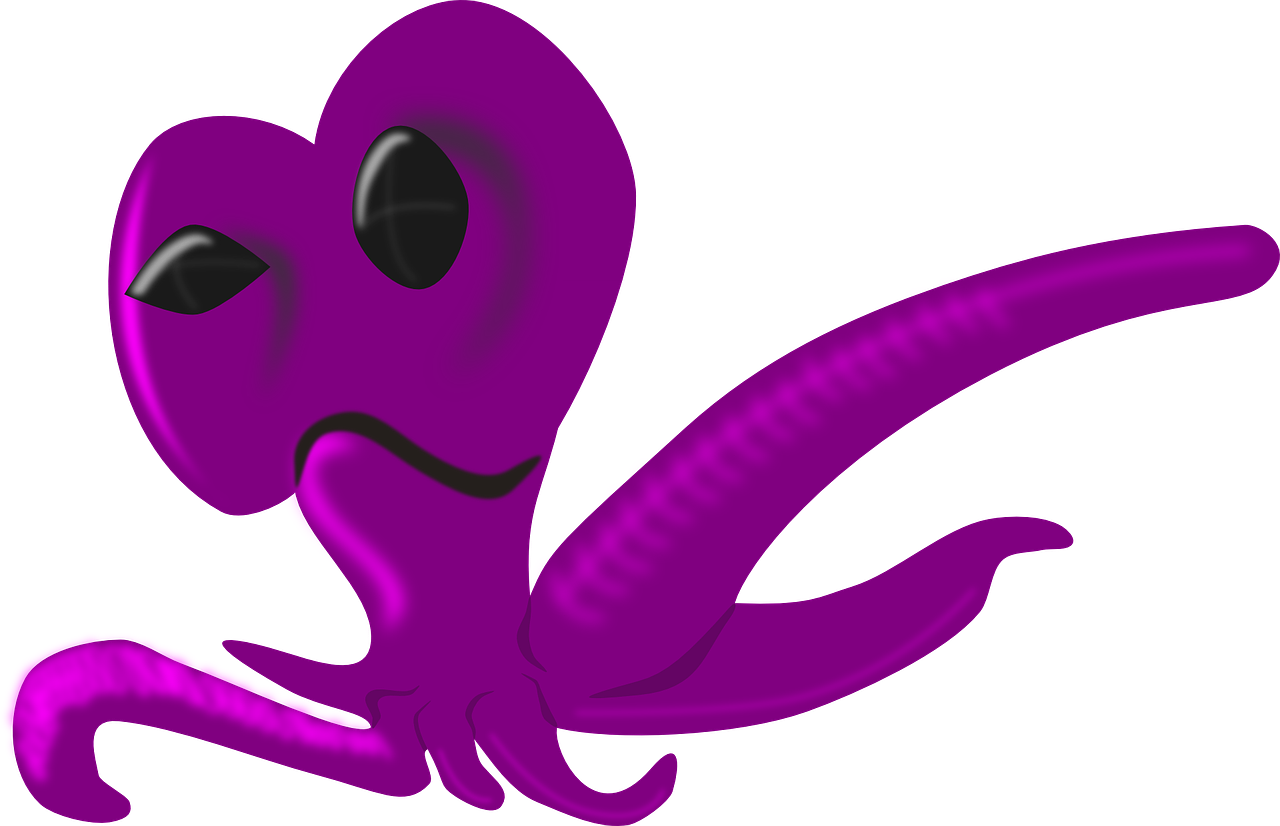 alien kraken octopus free photo