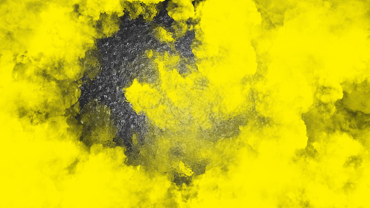 alien abstract yellow free photo