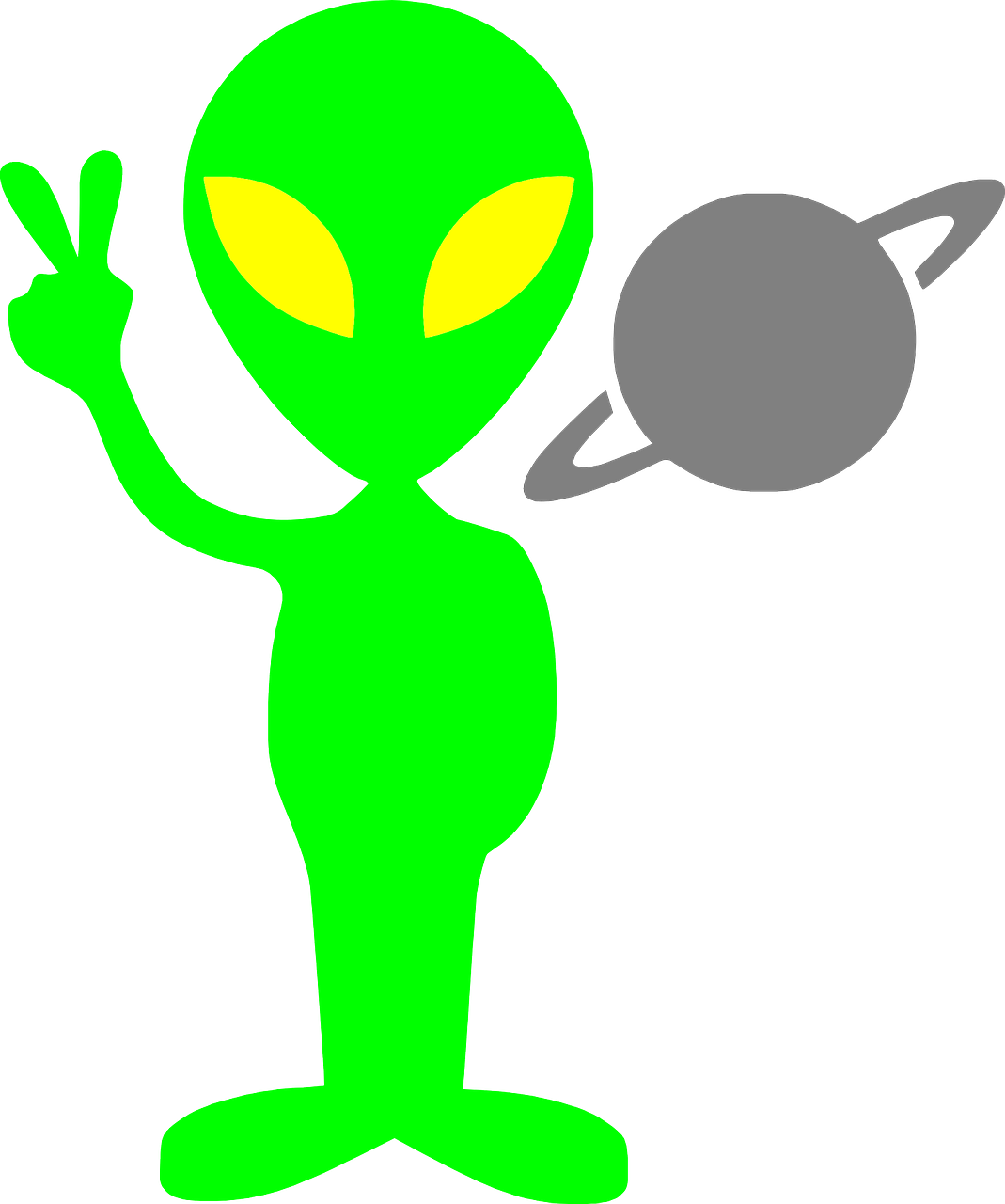 alien martian saturn free photo
