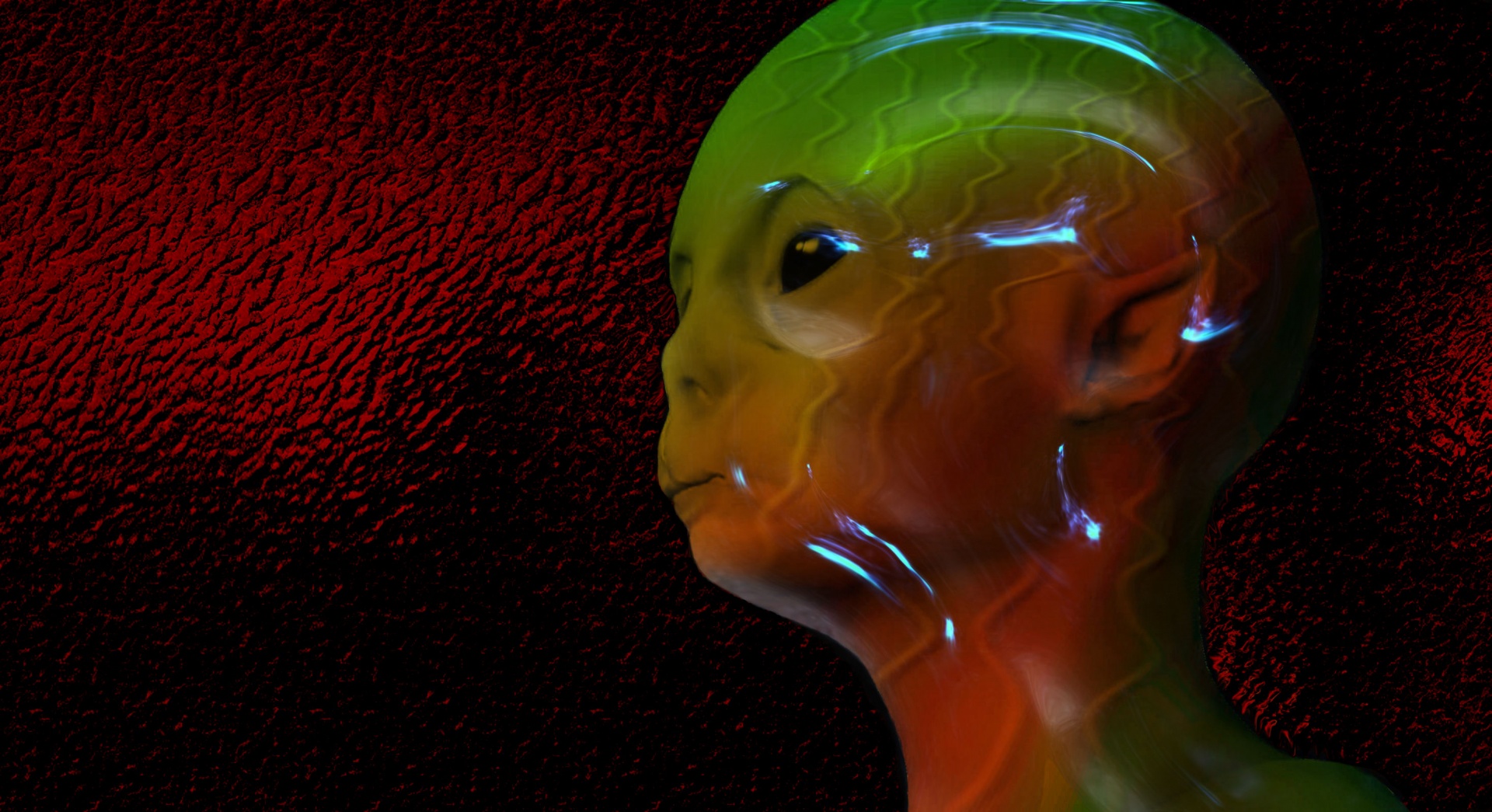 alien inside jelly free photo