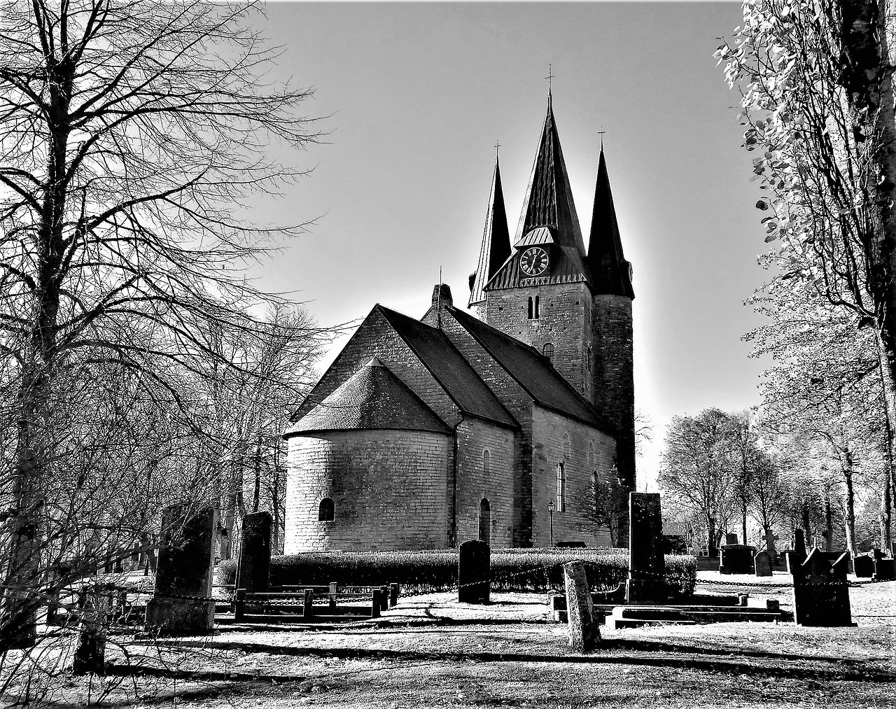 all saints church middle ages free photo