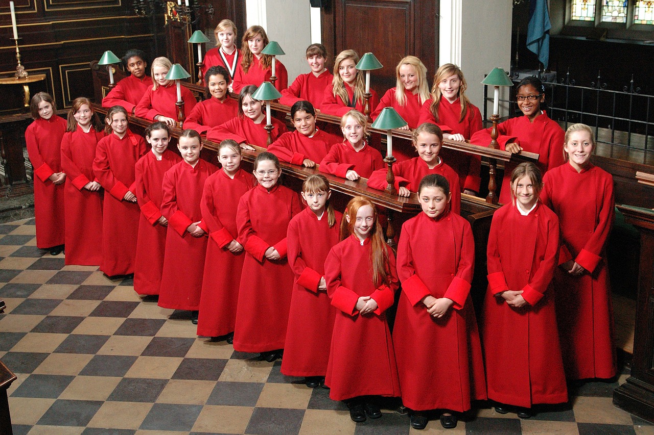 all saints girls choir free photo