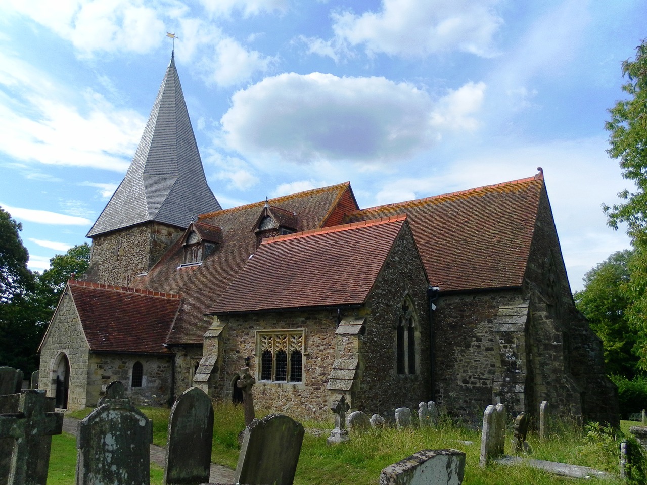 all saints church beckley sussex free photo