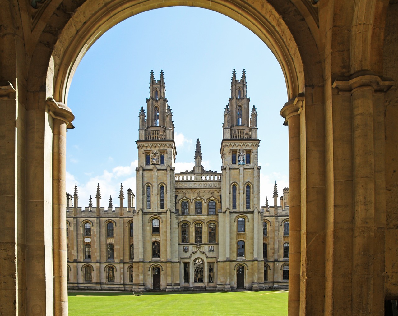 all souls college hawks moor towers college free photo