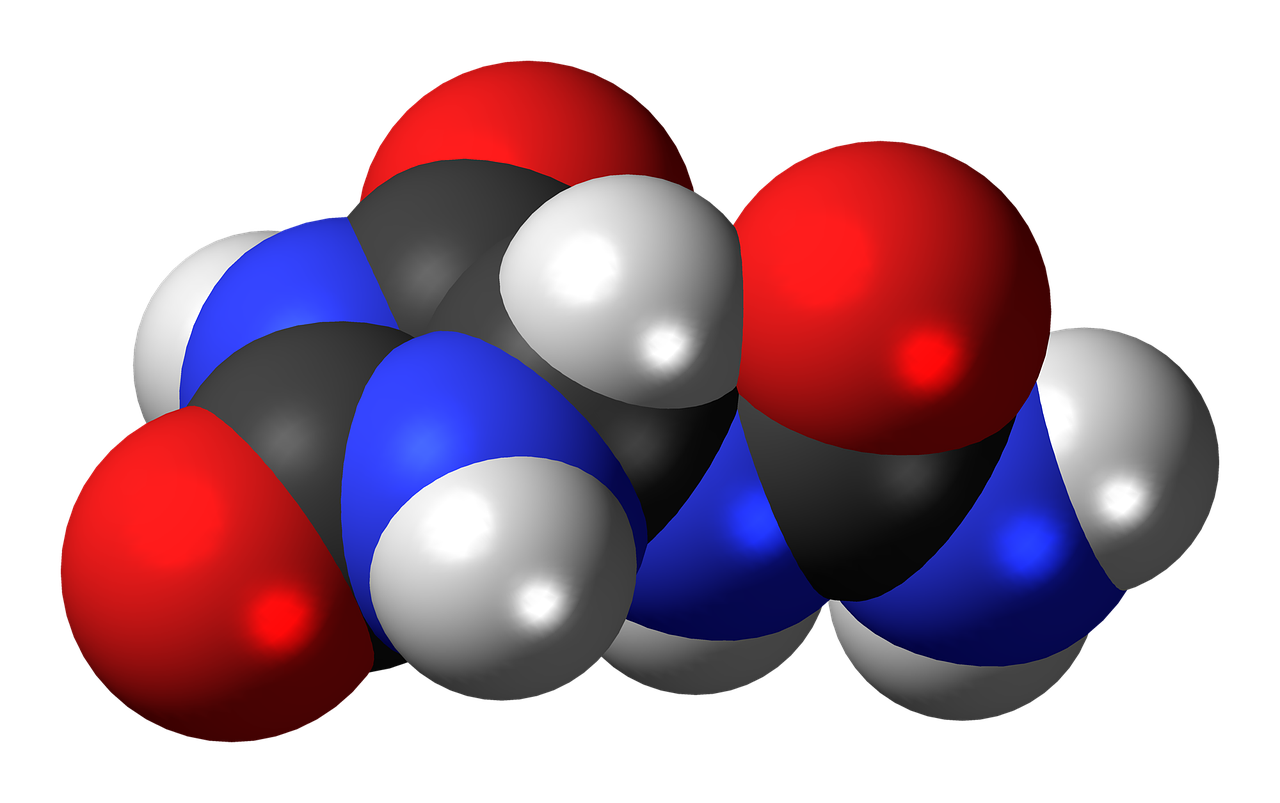 allantoin molecule model free photo