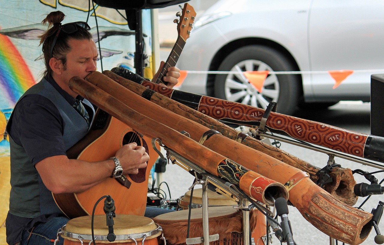 alleinunterhalter didgeridoo australia free photo