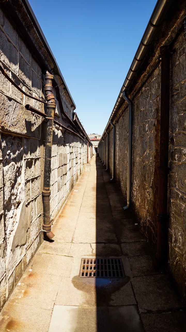 alley street shadow free photo