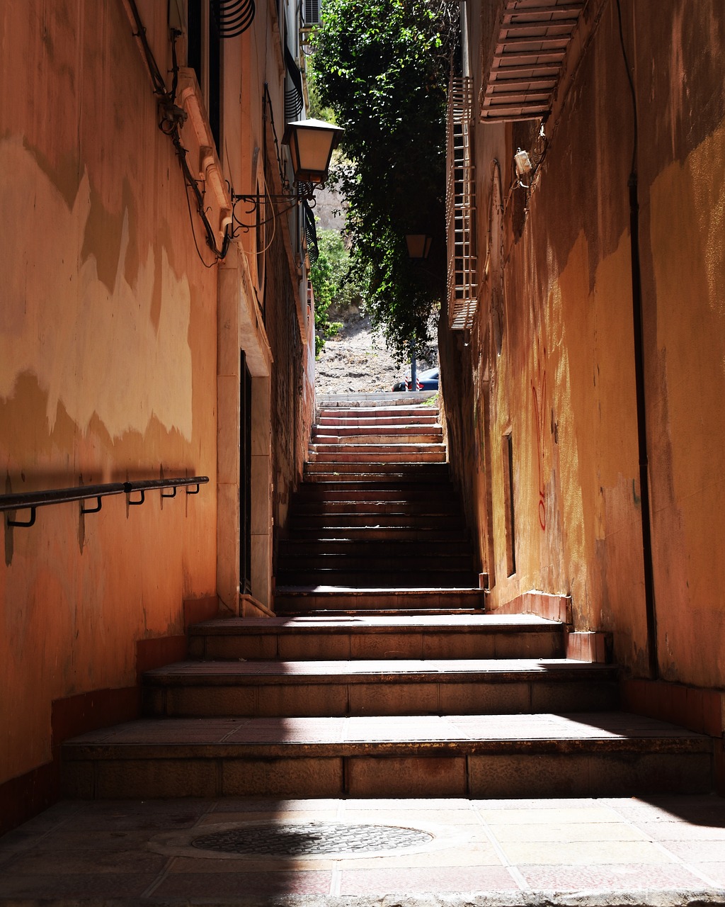 alley stairs spanish free photo