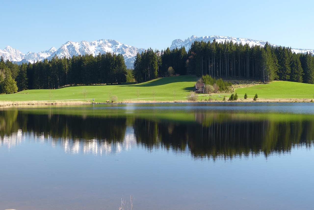 allgäu lake spring free photo