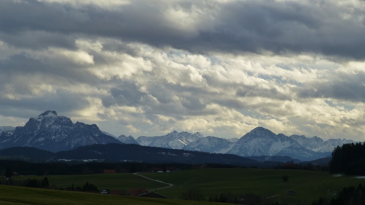 allgäu foothills of the panorama free photo