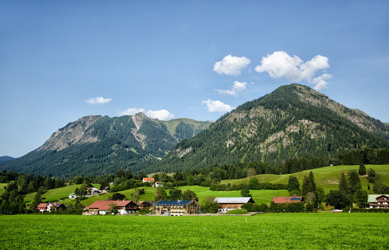 allgäu oberstdorf mountains free photo